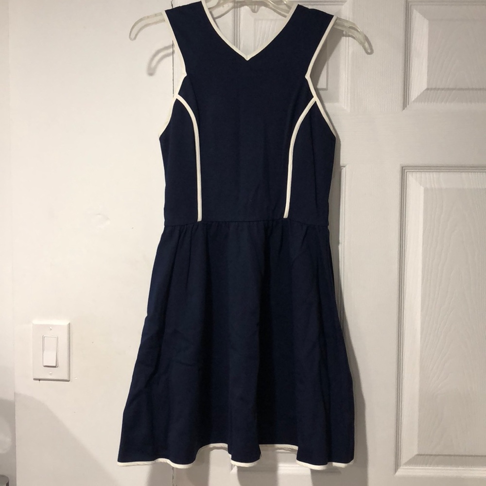 Navy blue dress